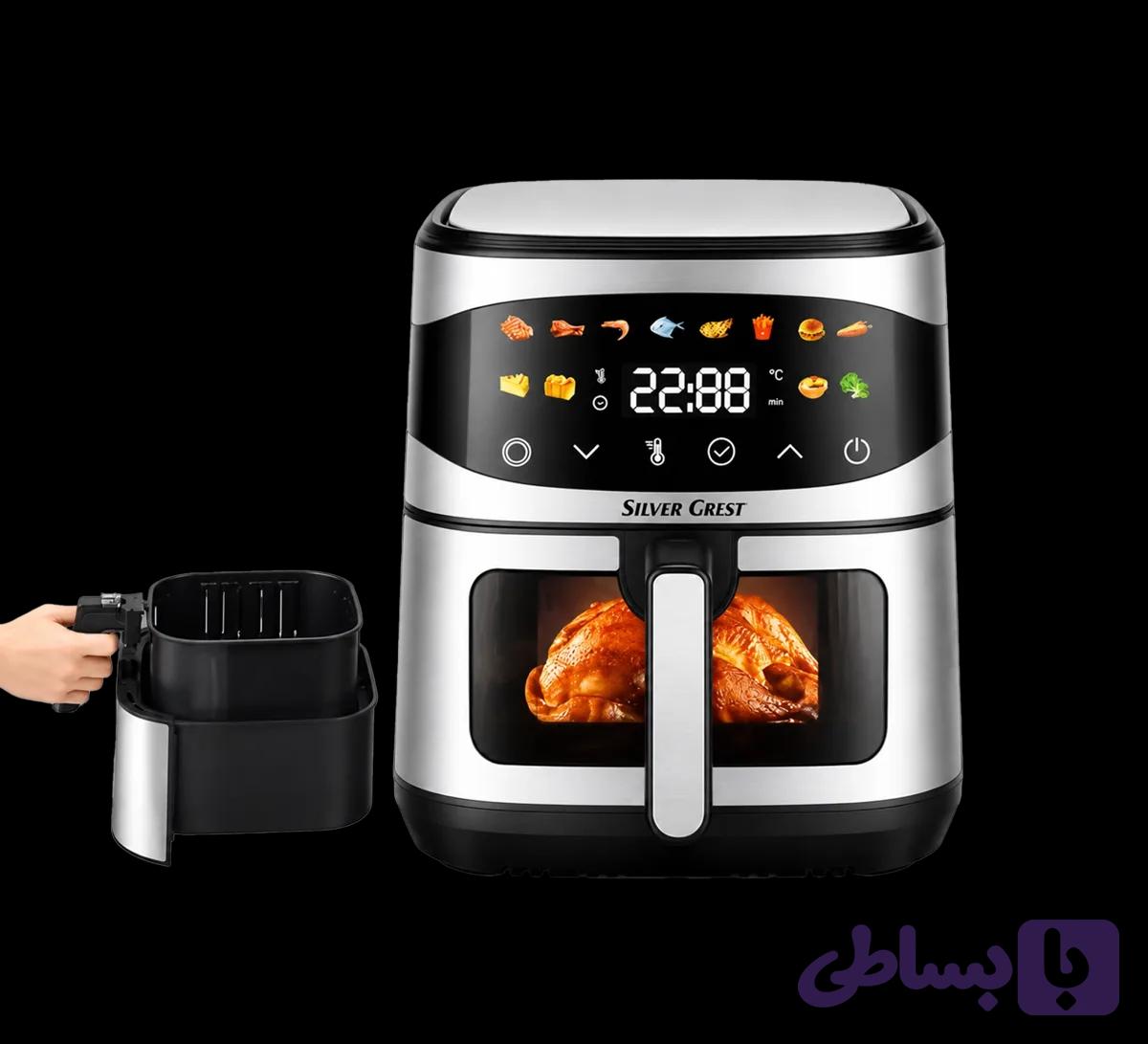 هواپز و سرخ کن بدون روغن سیلور کرست SG-6394-GD — تصویر 1