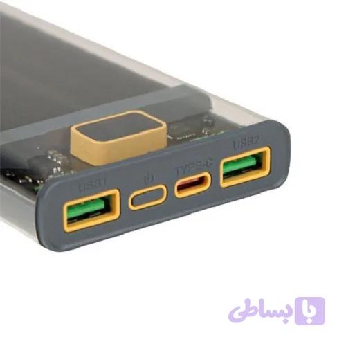 پاوربانک AZP AP‑11 | ظرفیت ۱۰,۰۰۰ mAh، شارژ سریع ۲۲.۵ وات و نمایشگر دیجیتال
