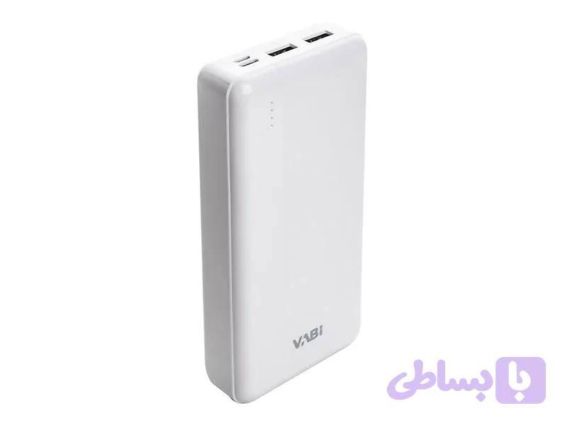 پاوربانک وابی (VABI) مدل P2 – شارژ سریع 22.5 وات با ظرفیت 20000 میلی آمپر
