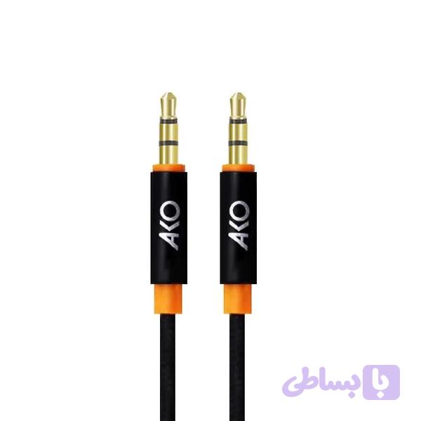 کابل AUX آکو مدل AX10 – طول ۱ متر، انتقال صدای استریو