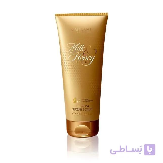 اسکراب لایه بردار و رفع تیرگی بدن شیر و عسل اوریفلیم 31601 اسکراب شکر 200 میل
