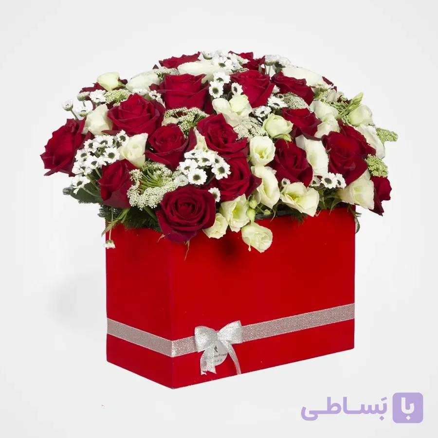 باکس گل رز هلندی با الستر مریا