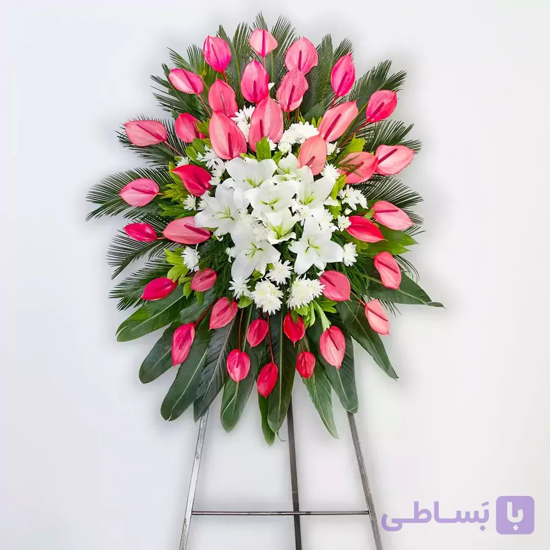 پایه گل ترحیم کد 2