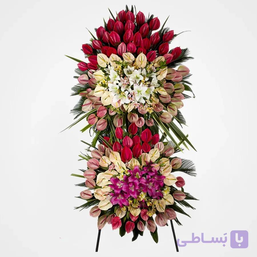 تاج گل آنتریوم اوریانتال دو طبقه