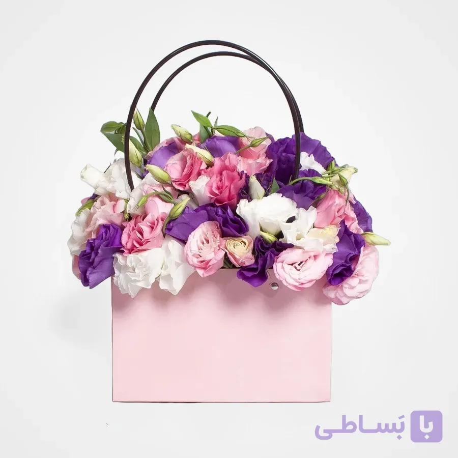 باکس گل زیبا صورتی