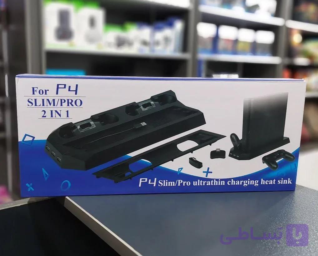 پایه شارژر و نگهدارنده پلی استیشن 4 مدل اسلیم/پرو Ultrathin Charging Heat Sink