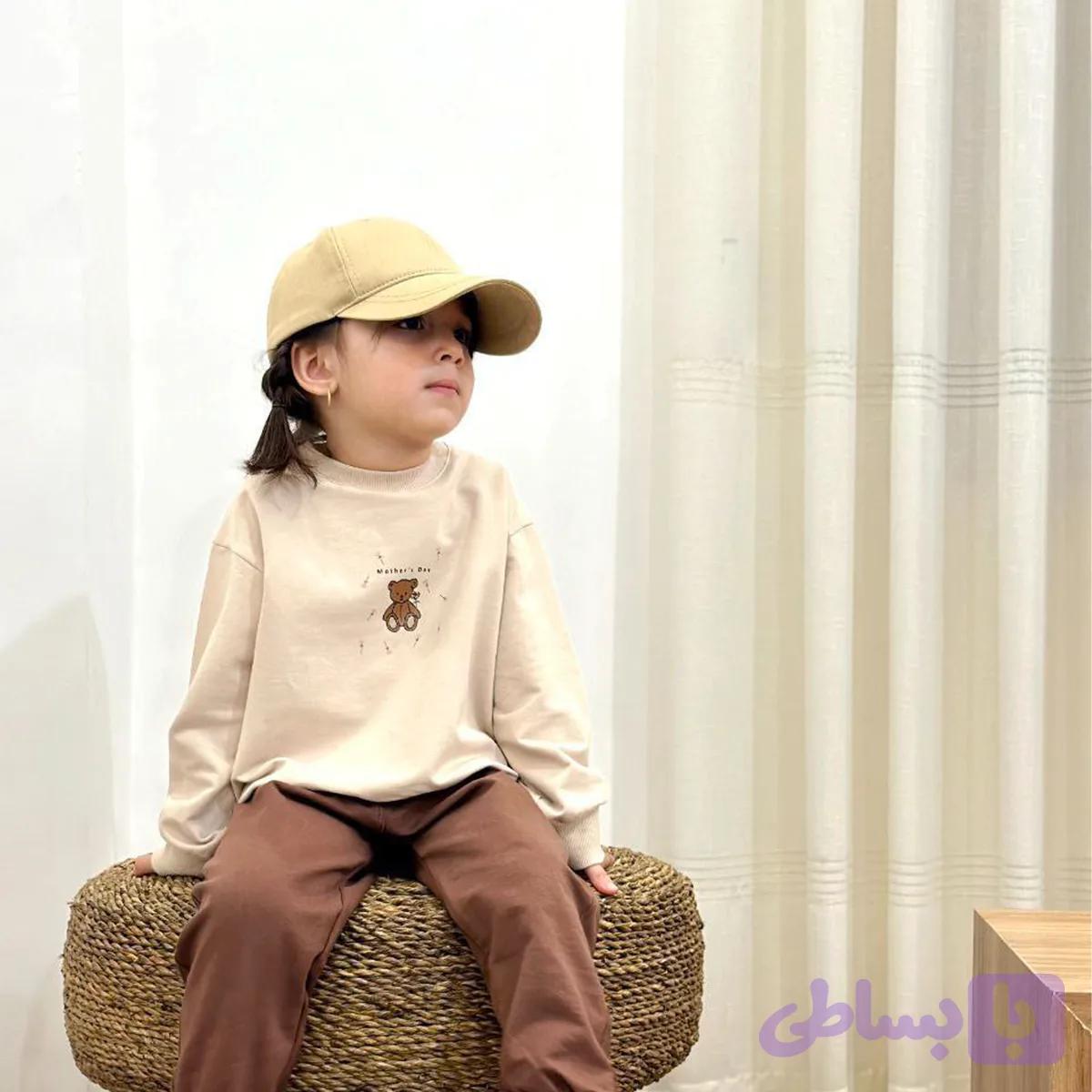 ست چاپدار دخترانه دورس شلوار خرس مهربون horskids — تصویر 1