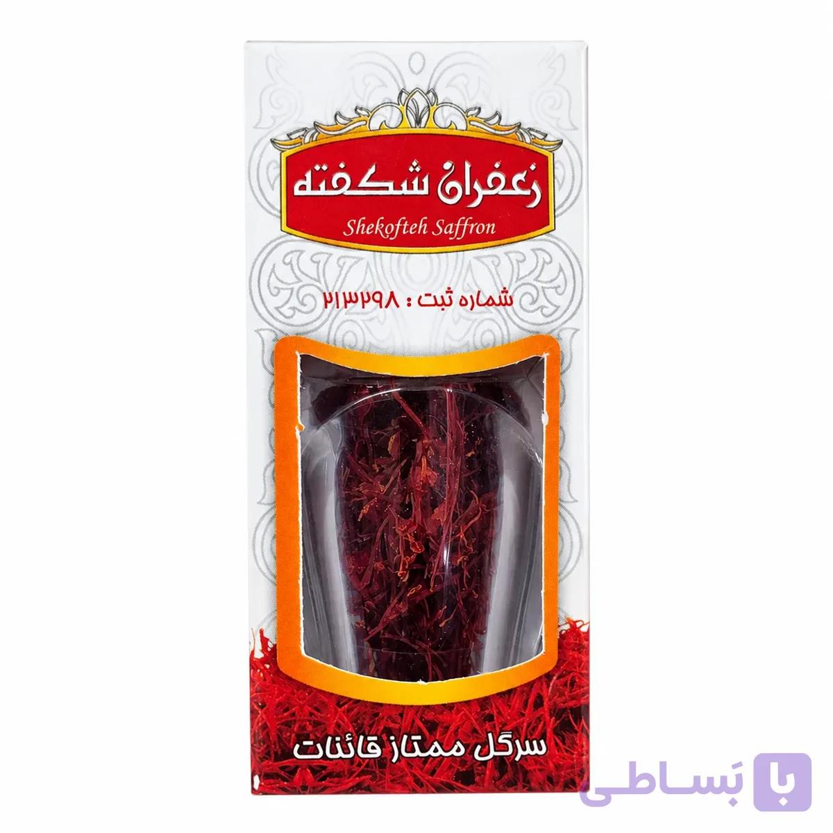 زعفران نگین آذین شکفته -0.5 گرم