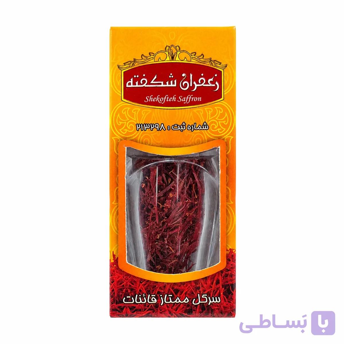 زعفران نگین آذین شکفته -1 گرم