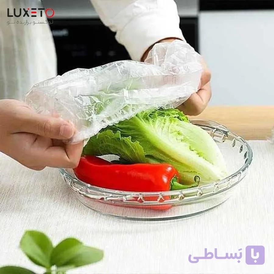کاور مواد غذایی ۵۰ عددی ایرانی ضخیم سایز بزرگ