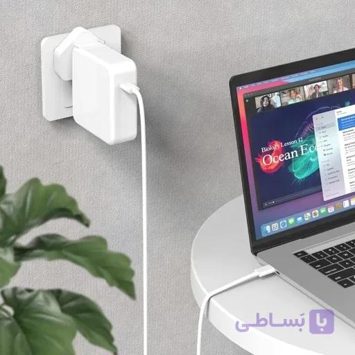 شارژر مک‌بوک پرو 96W سرعت، امنیت و سازگاری در یک طراحی حرفه‌ای - bambigadget