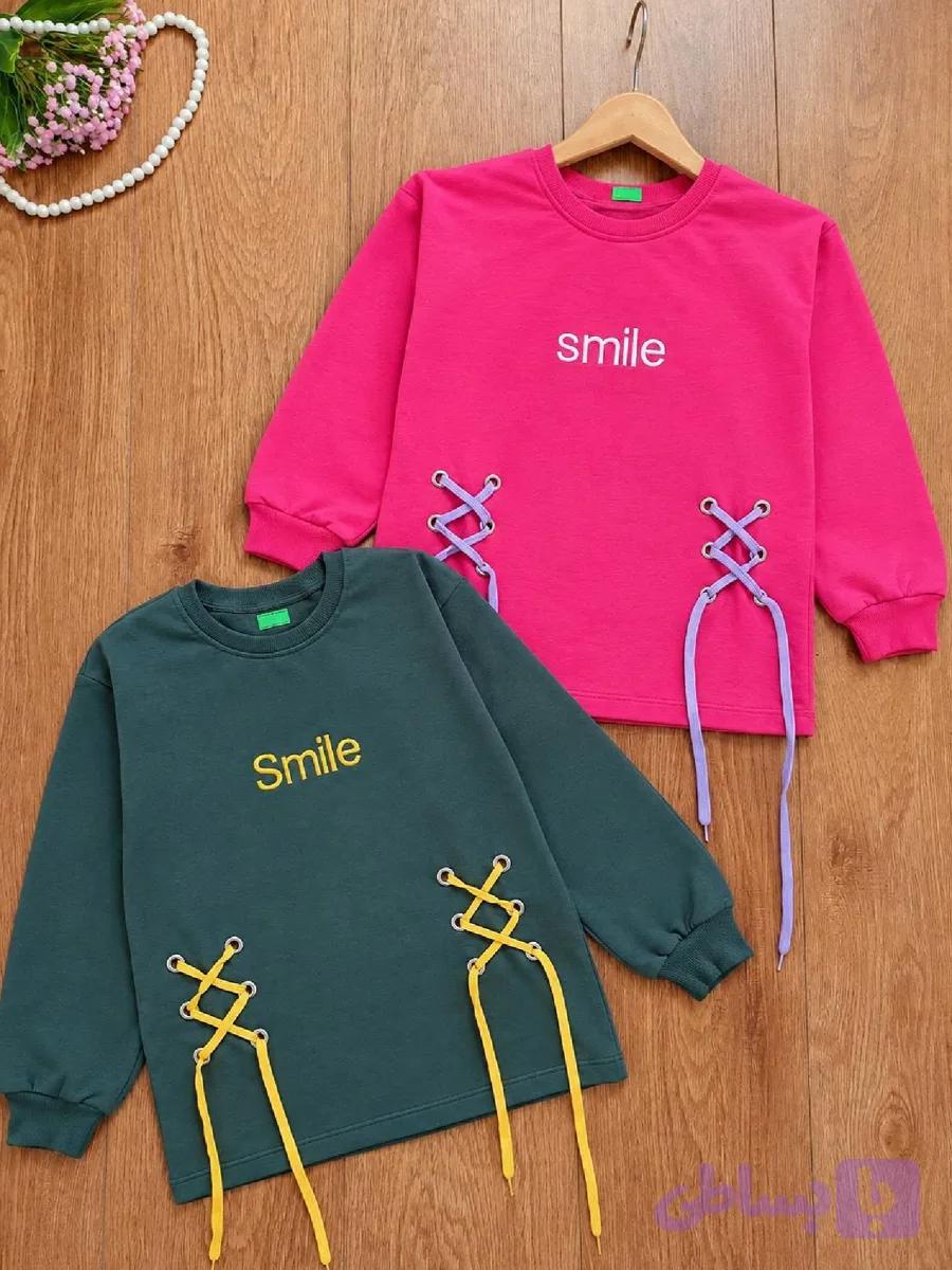 بلوز دخترانه smile کد 658 — تصویر 1