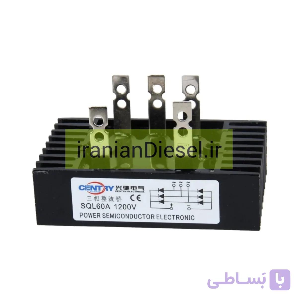 پل دیود 60 آمپر — تصویر 1