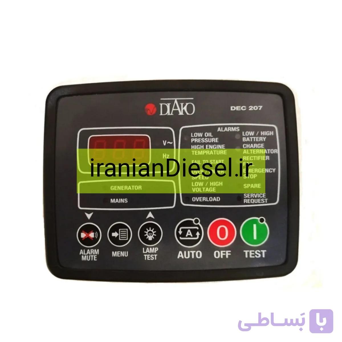 برد کنترل دیزل ژنراتور دیاکو 207
