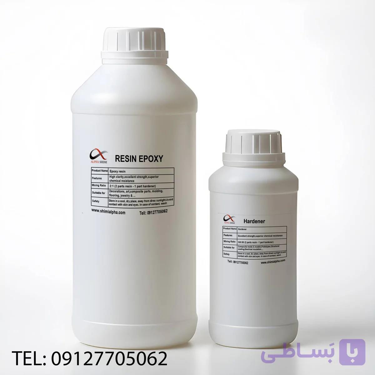 کد E10 رزین اپوکسی و هاردنر ۱۰٪ — تصویر 1