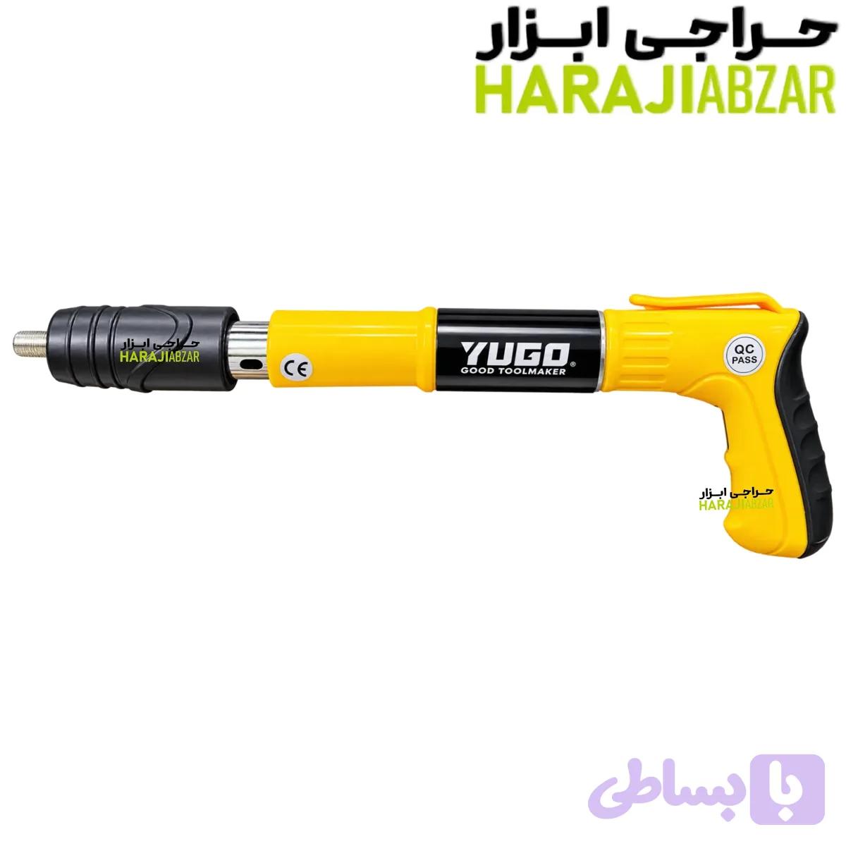 میخکوب چاشنی‌خور YUGO | میخکوب بتن و آهن پرقدرت با کیف کامل — تصویر 1