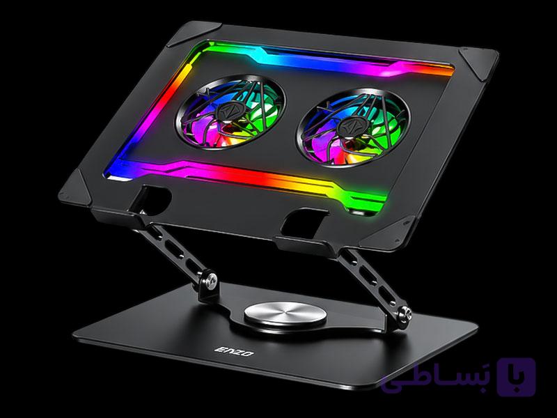 کول پد انزو مدل Enzo LF-290، استند و پایه خنک کننده تمام فلزی — تصویر 1