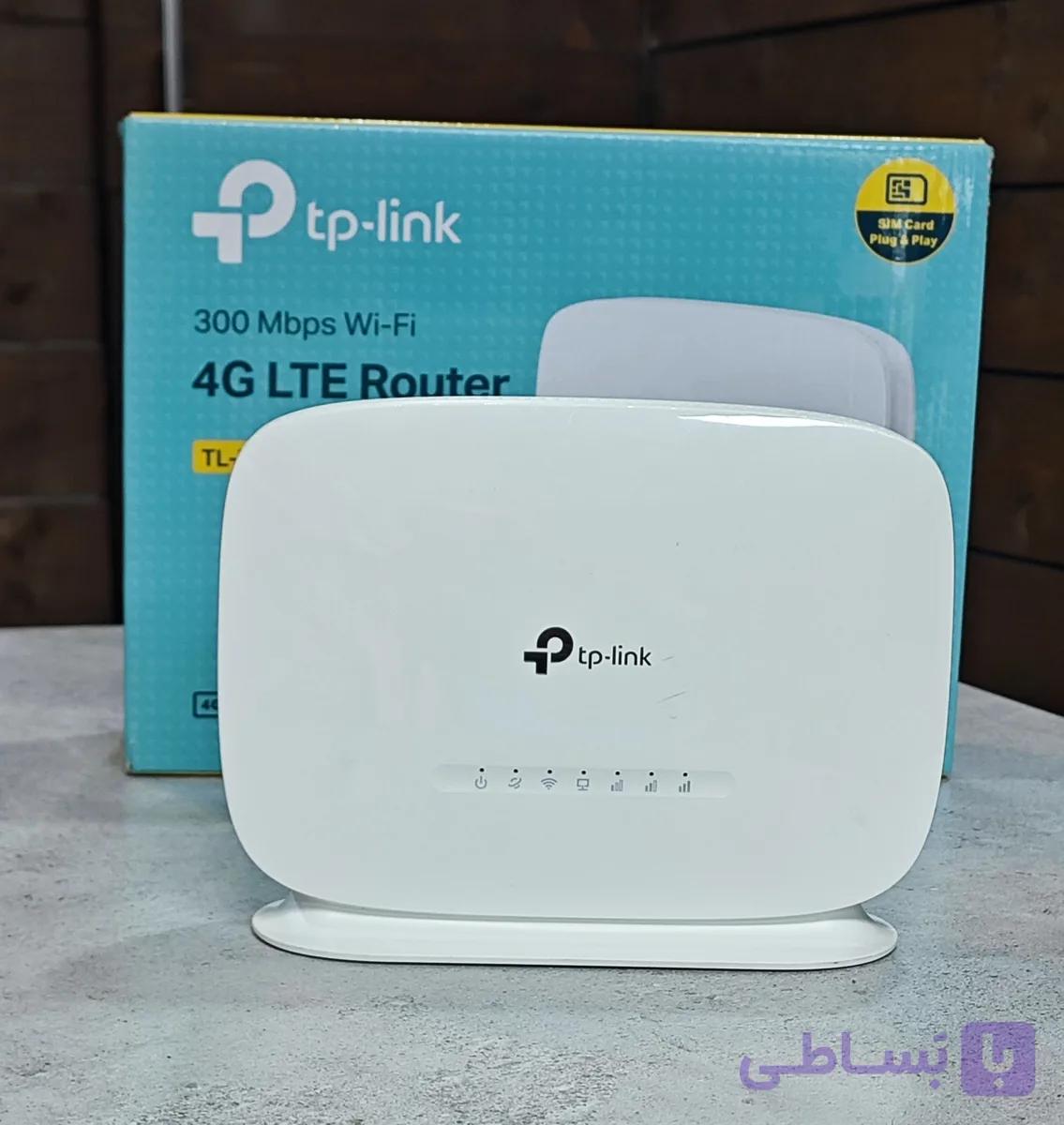 مودم بیسیم کارکرده تی پی لینک مدل MR 105 — تصویر 1