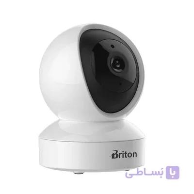 دوربین بیسیم برایتون 3 مگاپیکسل مدل IOT-73P8/5 ، با قابلیت اتصال به وای فای ، برد IR تا 10 متر، قابلیت چرخش Pan و Tilt، ردیابی هوشمند حرکتی و تشخیص گریه، مکالمه دوطرفه