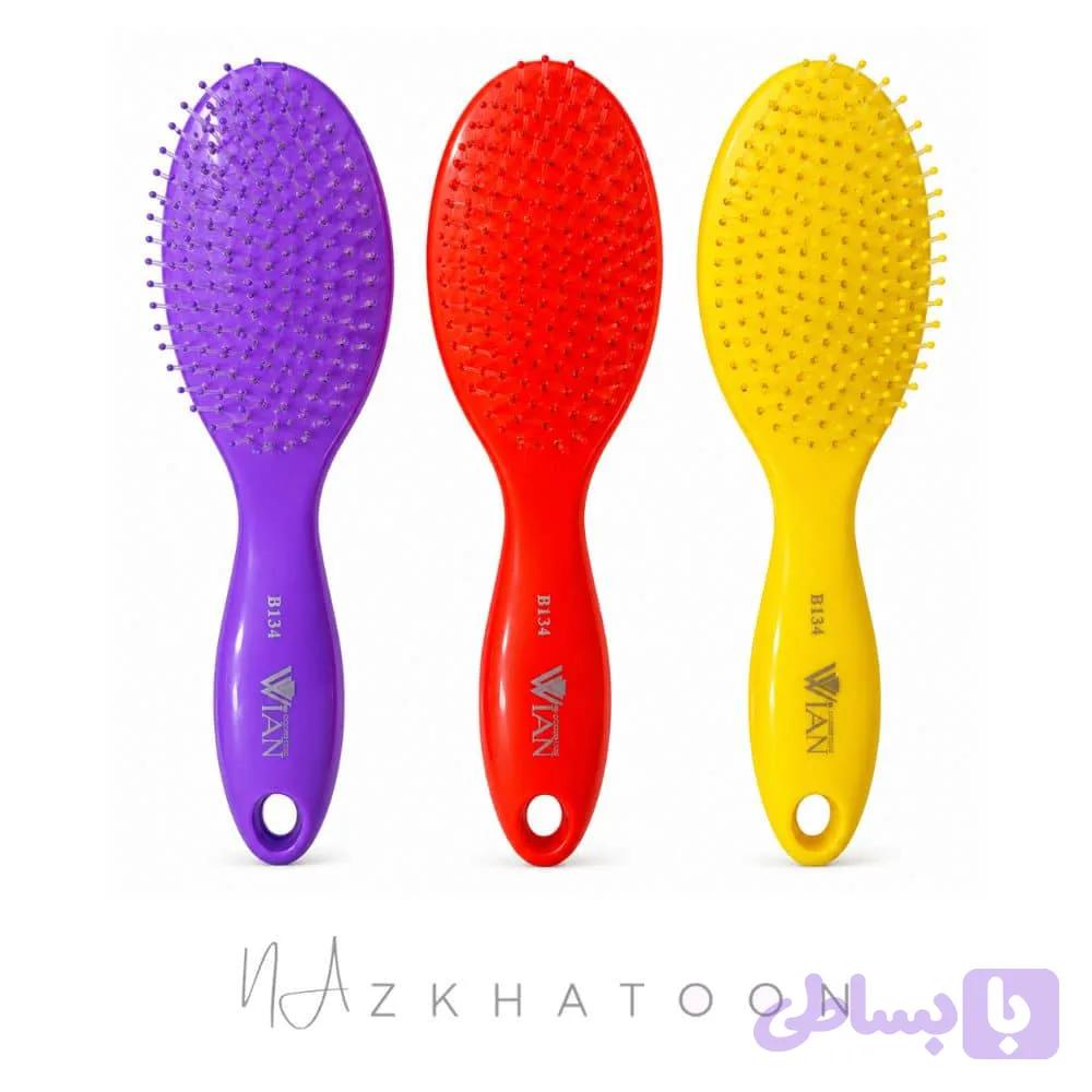 برس حمام دسته دلفینی مدل B134 وین | WIAN Bath Hair Brush B134