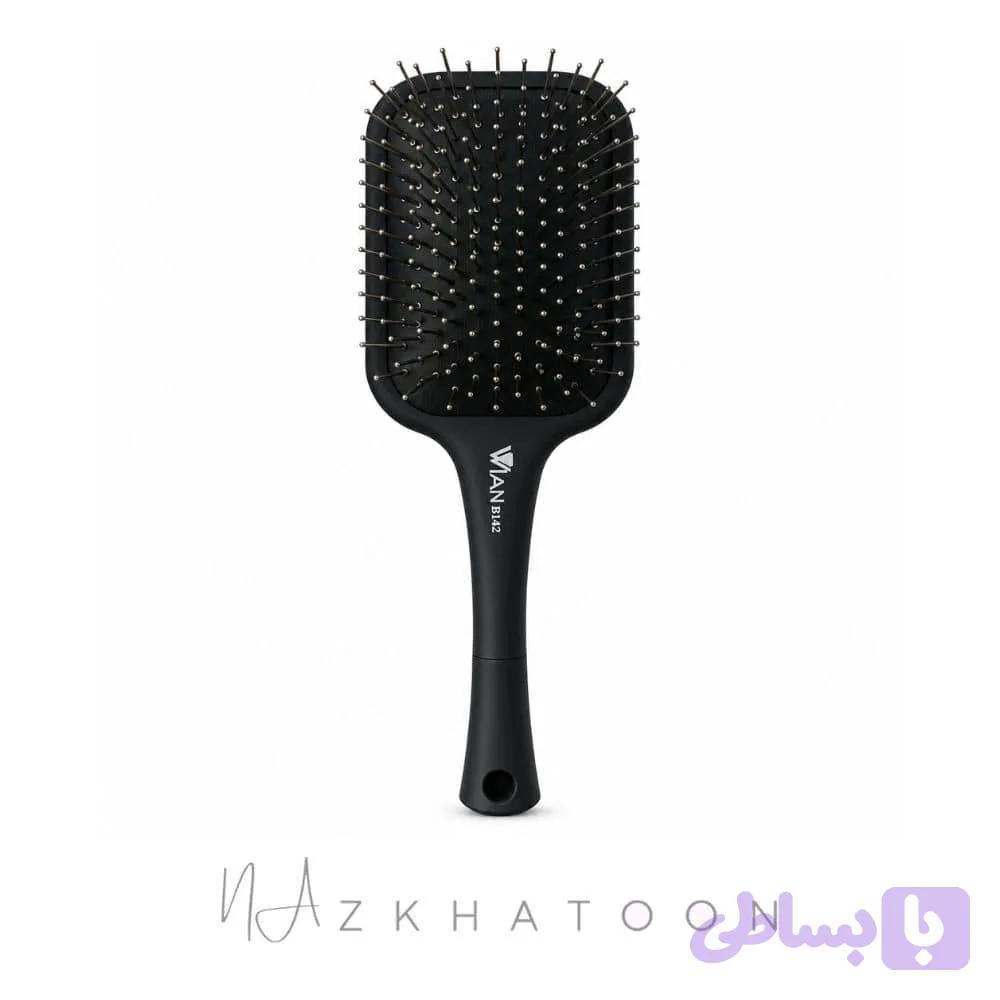 برس بزرگ فلزی کربن مدل B142 وین | WIAN Carbon Paddle Brush B142