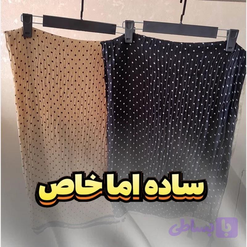 شال نخی خالدار خنک زنانه مناسب فصل گرم سبک و خنک