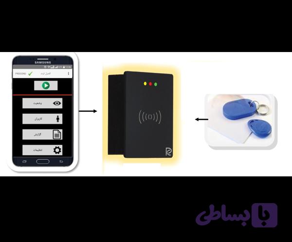 دستگاه کنترل دسترسی_ کنترل تردد(دارای WiFiو اپلیکیشن موبایل) PRC_MW