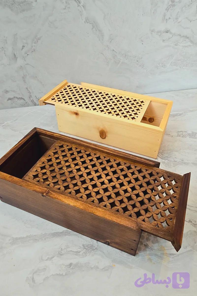 جعبه چوبی (کد HIZT4)