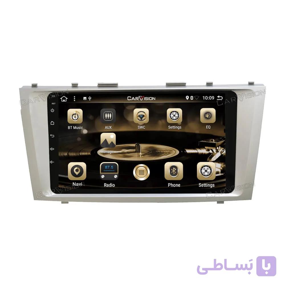 مانیتور اندروید تویوتا کمری 2011-2007 کارویژن مدل c500- مولتی مدیا تویوتا کمری 2011-2007 کارویژن