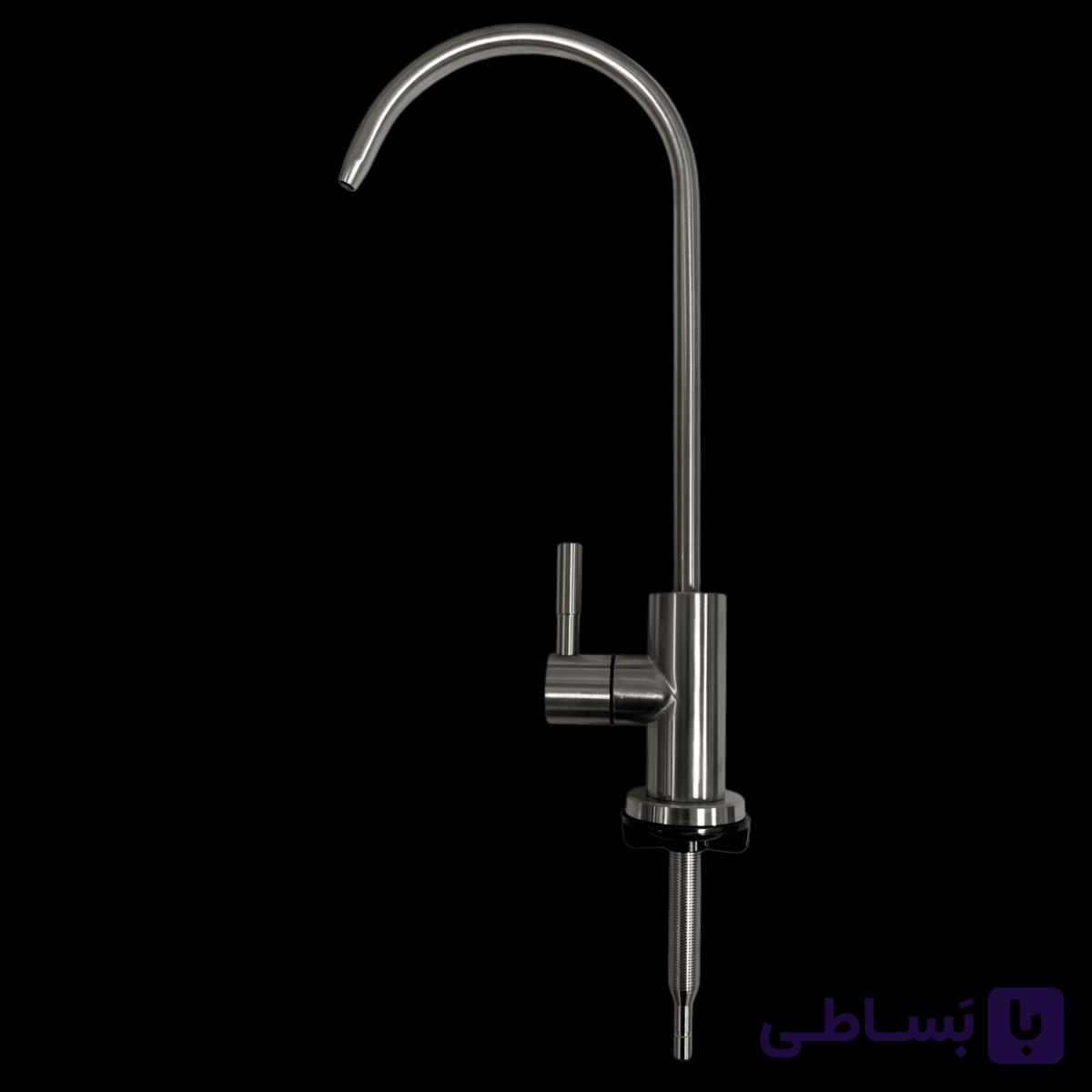 شیر برداشت آب تصفیه اهرمی کروم مات استیل — تصویر 1