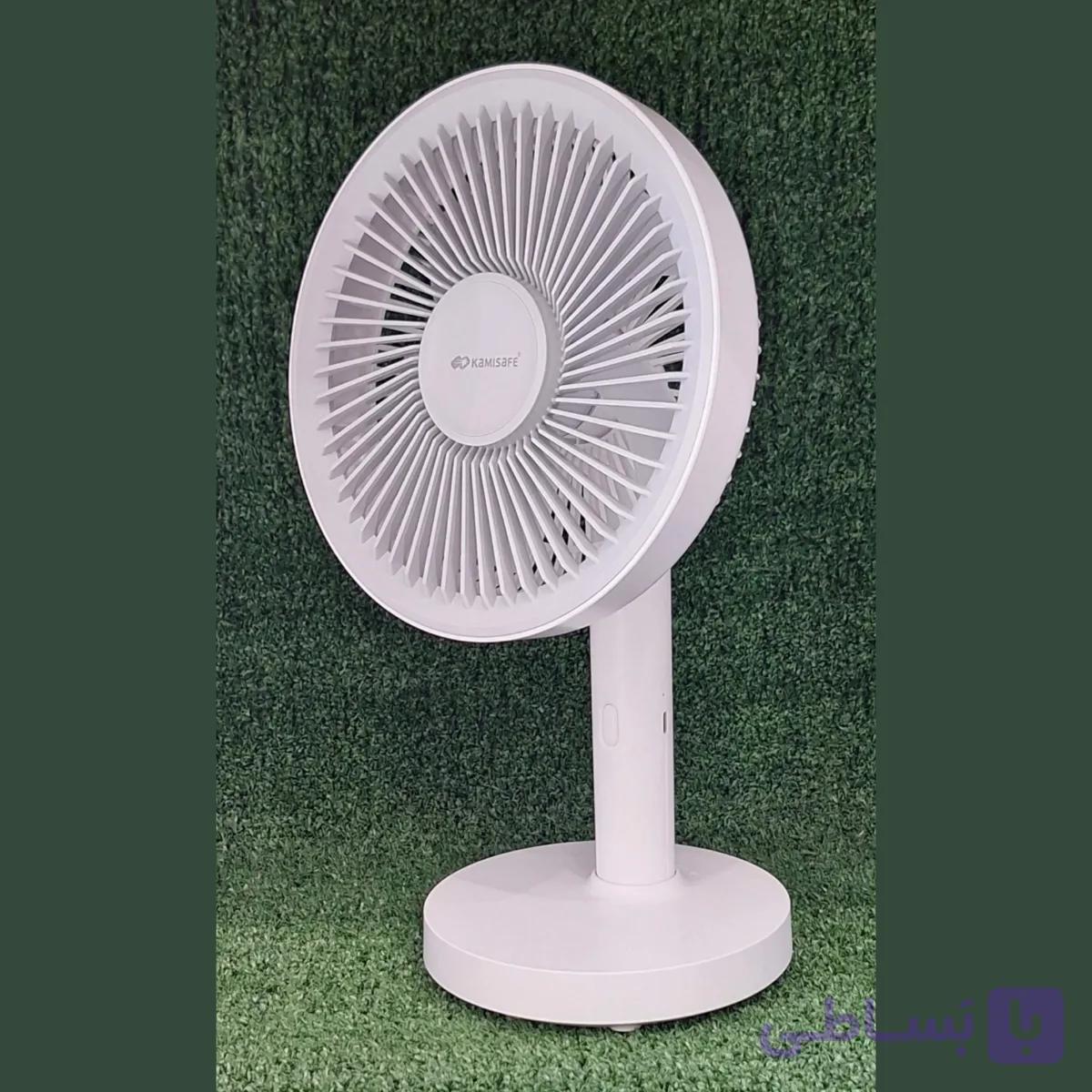 پنکه رومیزی شارژی کامی سیف مدل KM-F0576 — تصویر 1
