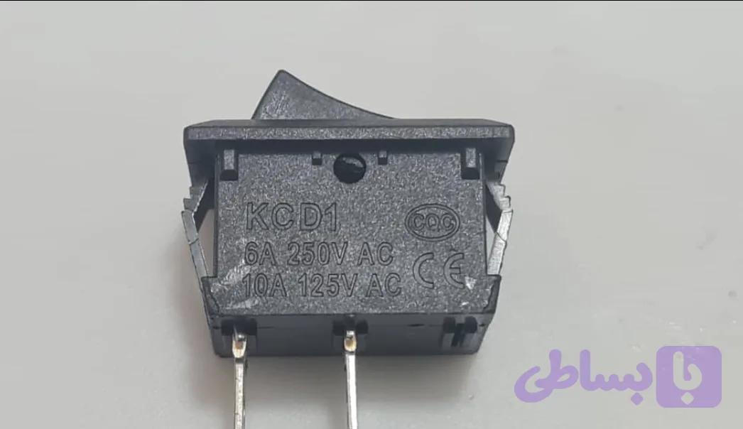 کلید روشن و خاموش راکر دو پین