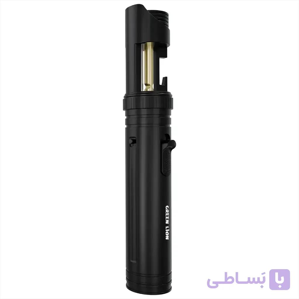 فندک اتمی گرین لاین مدل Jet Lighter X با شعله جت و چراغ قوه — تصویر 1
