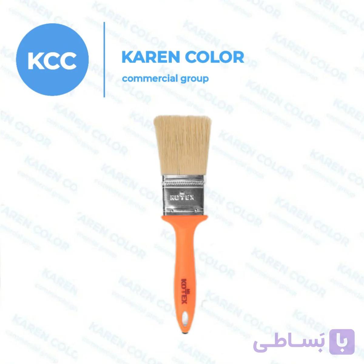 مشخصات، قیمت و خرید قلم مو سر تخت کوتکس KOTEX - شهر رنگ و ابزار کارن