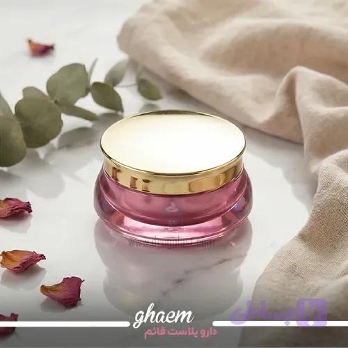 قوطی کرم وارداتی شیشه ای بنفش 30 گرمی — تصویر 1