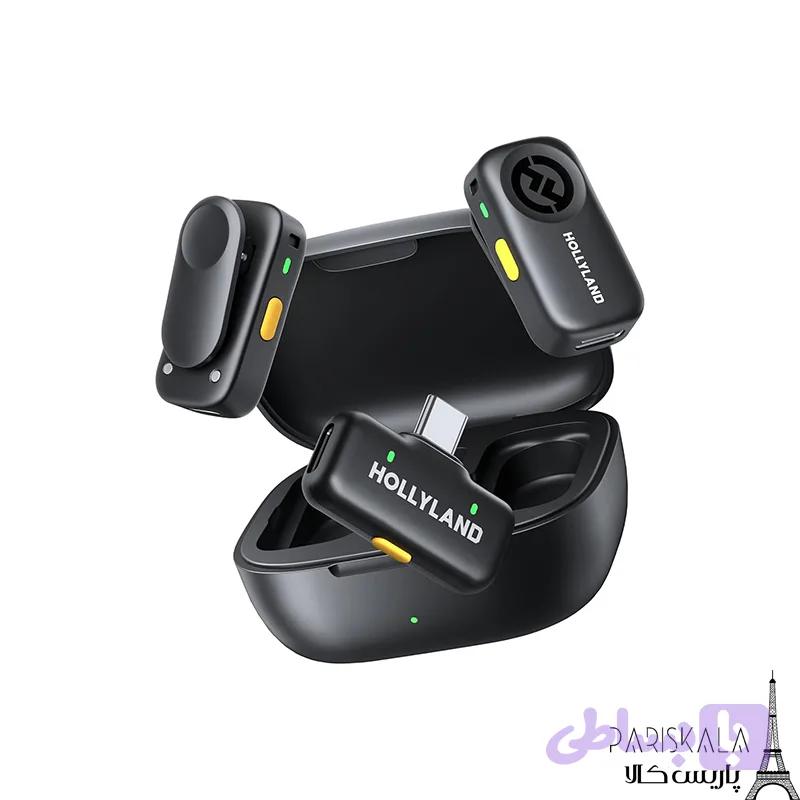 میکروفون یقه ای هالی لند مدل HOLLYLAND Lark A2 Duo Type-C — تصویر 1