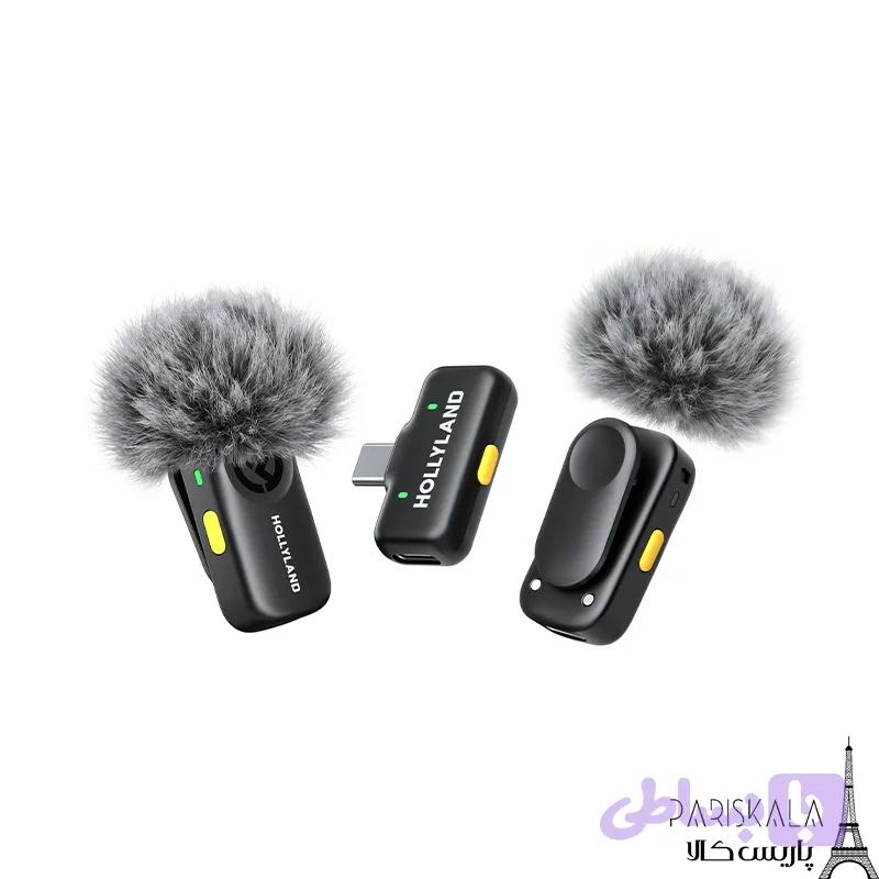 میکروفون یقه ای هالی لند مدل HOLLYLAND Lark A2 Mini Duo Type-C — تصویر 1