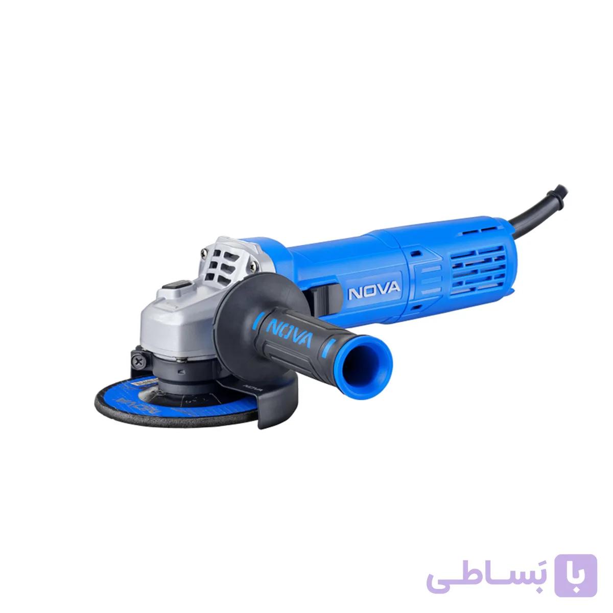 مینی فرز 115 میلیمتر 900 وات (بدنه باریک) برند نوا مدل 3114