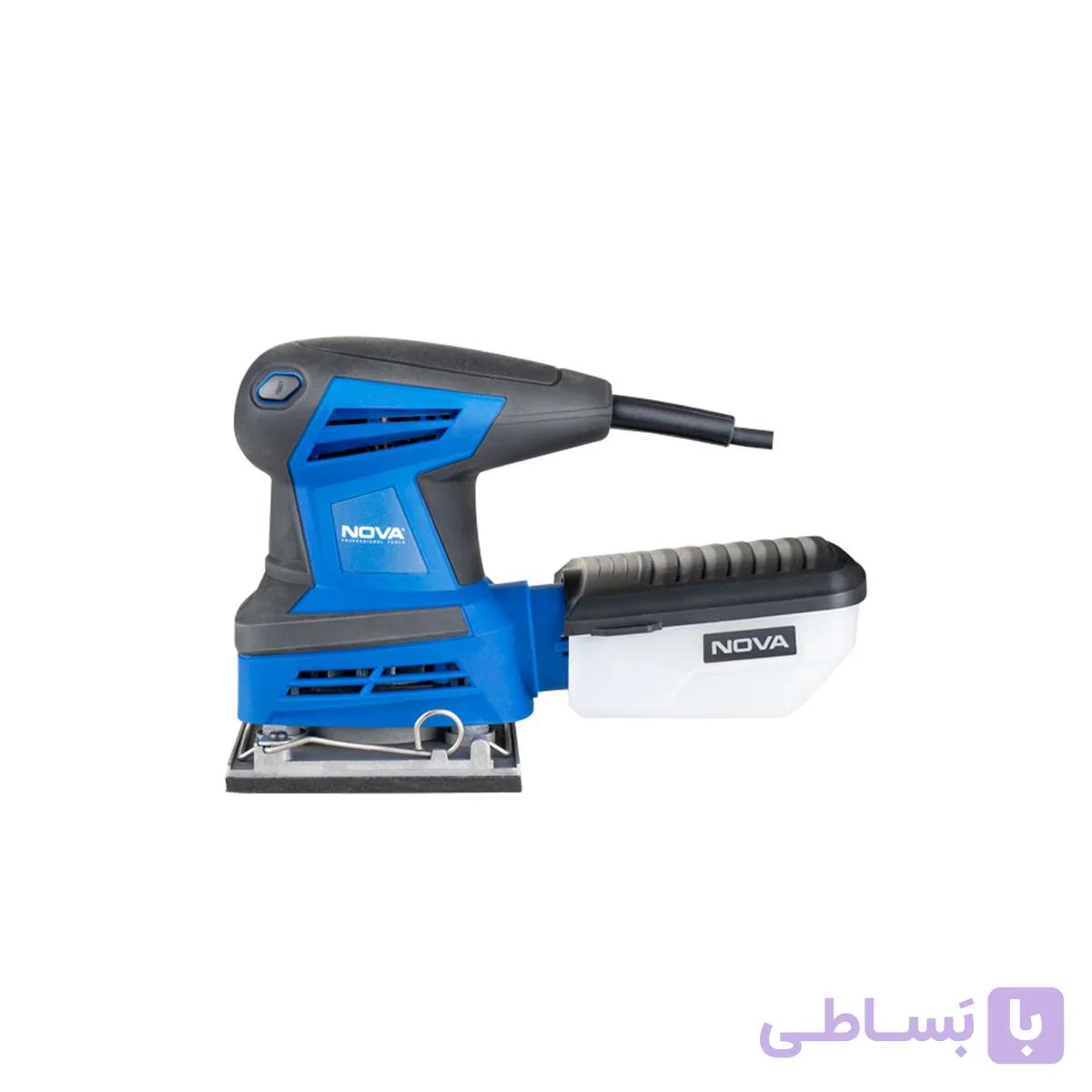 سنباده لرزان مشتی 110 × 100 میلیمتر 260 وات مدل 5381 برند نوا — تصویر 1