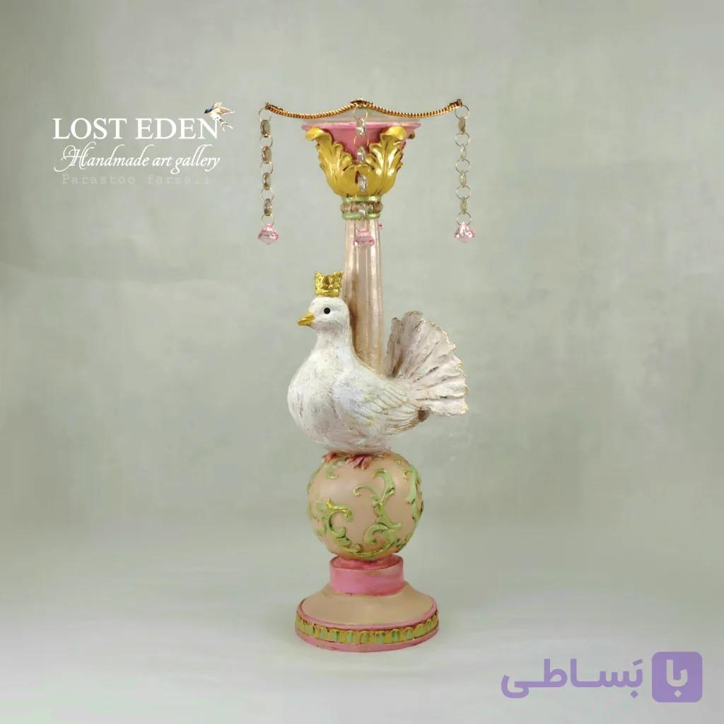 شمعدان مرغ آمین طرح وینتیج