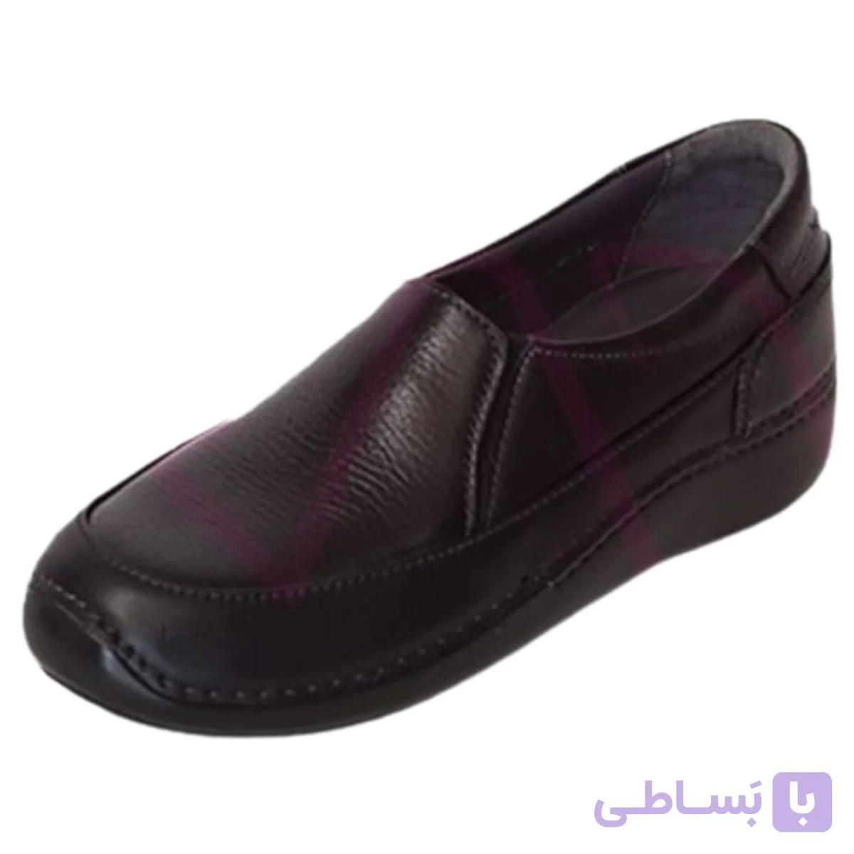 کفش چرم زنانه طبی دکتر لوتان مدل ۴۰۰مخصوص خار پاشنه