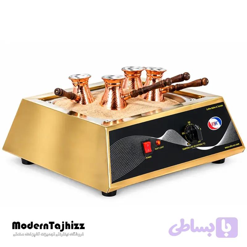 قهوه ترک ساز شنی (هرمی مینی گلد) مدل Coffee maker x1hr برند EHC — تصویر 1