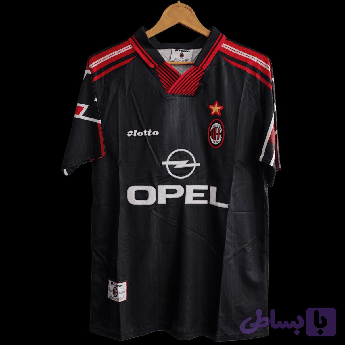 تیشرت پلیری کیت سوم آث میلان 1997/1998 — تصویر 1