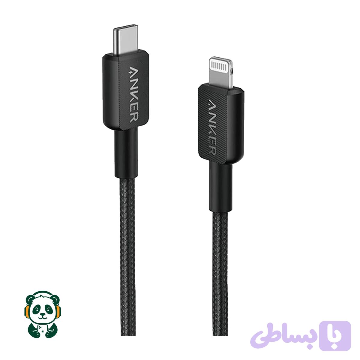 کابل USB-C به لایتنینگ انکر مدل A81B5H11 طول 0.9 متر — تصویر 1
