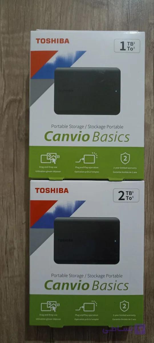 هارد اکسترنال توشیبا Convio basics 1TB گارانتی دار یک ترابایت به قیمت عمده