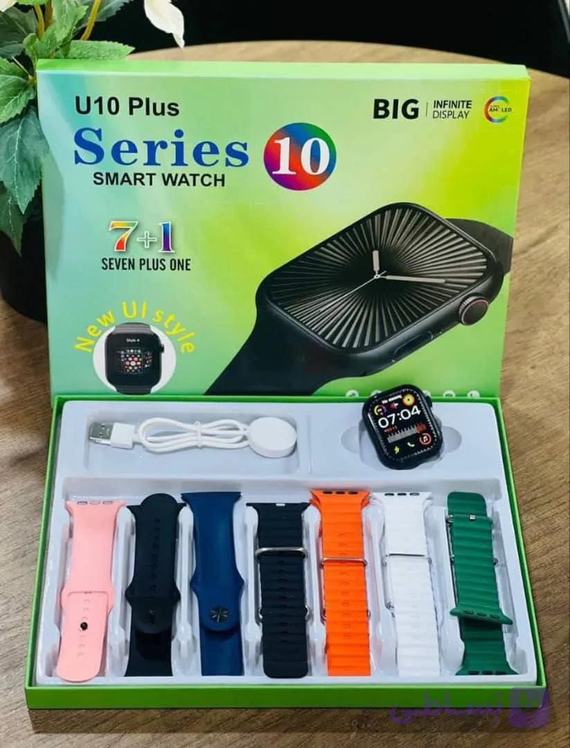 ساعت هوشمند با هفت بند فول امکانات بلوتوثی U10 plus BIG Series 10