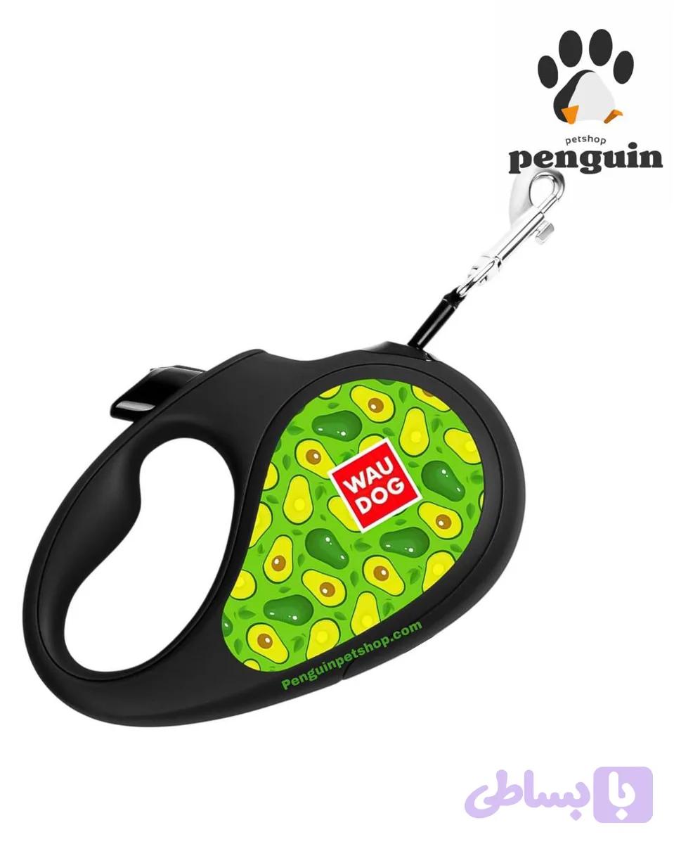 لیش قلاده جمع شونده ووداگ طرح آواکادو WauDog RATRACTABLE LEASH طول 5 متر — تصویر 1