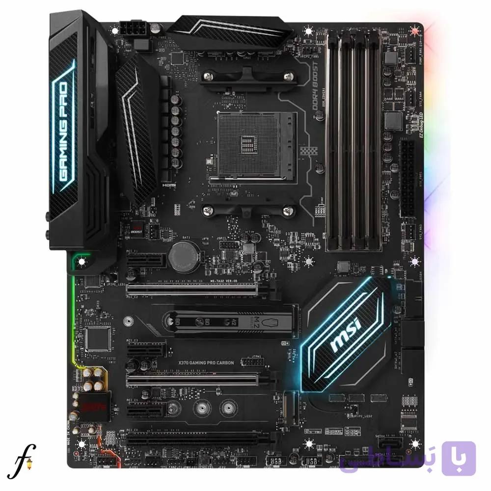 مادربرد کامپیوتر ام اس آی مدل X370 GAMING PRO CARBON — تصویر 1