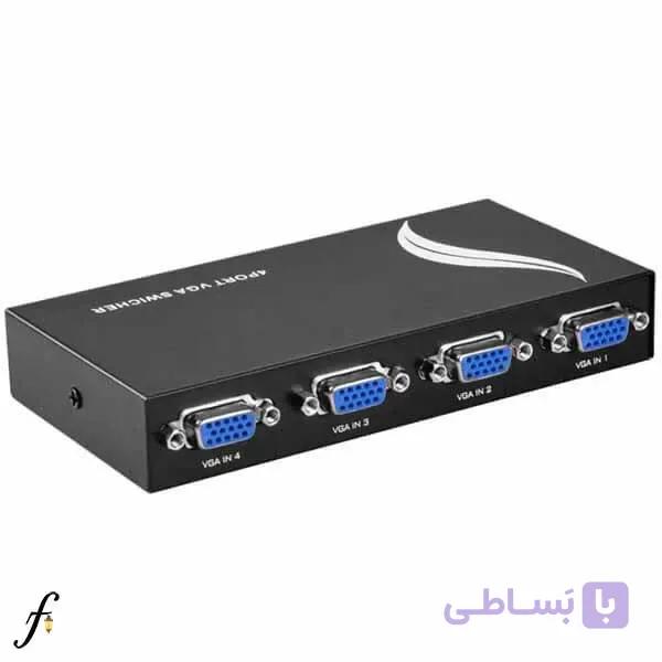 ویدئو سوییچ 1 به 4 پورت VGA کلید دار — تصویر 1