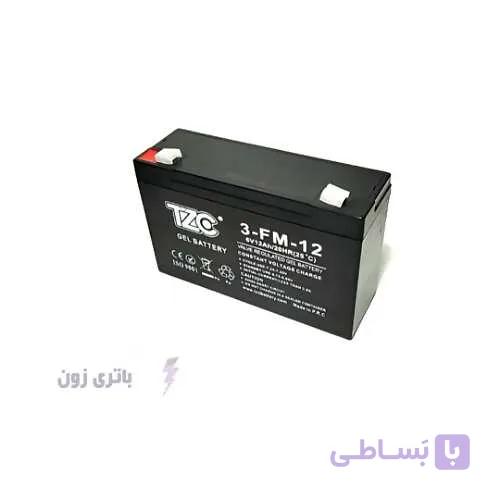 باتری موتور شارژی | 12 ولت 9 آمپر 2026 | TZC